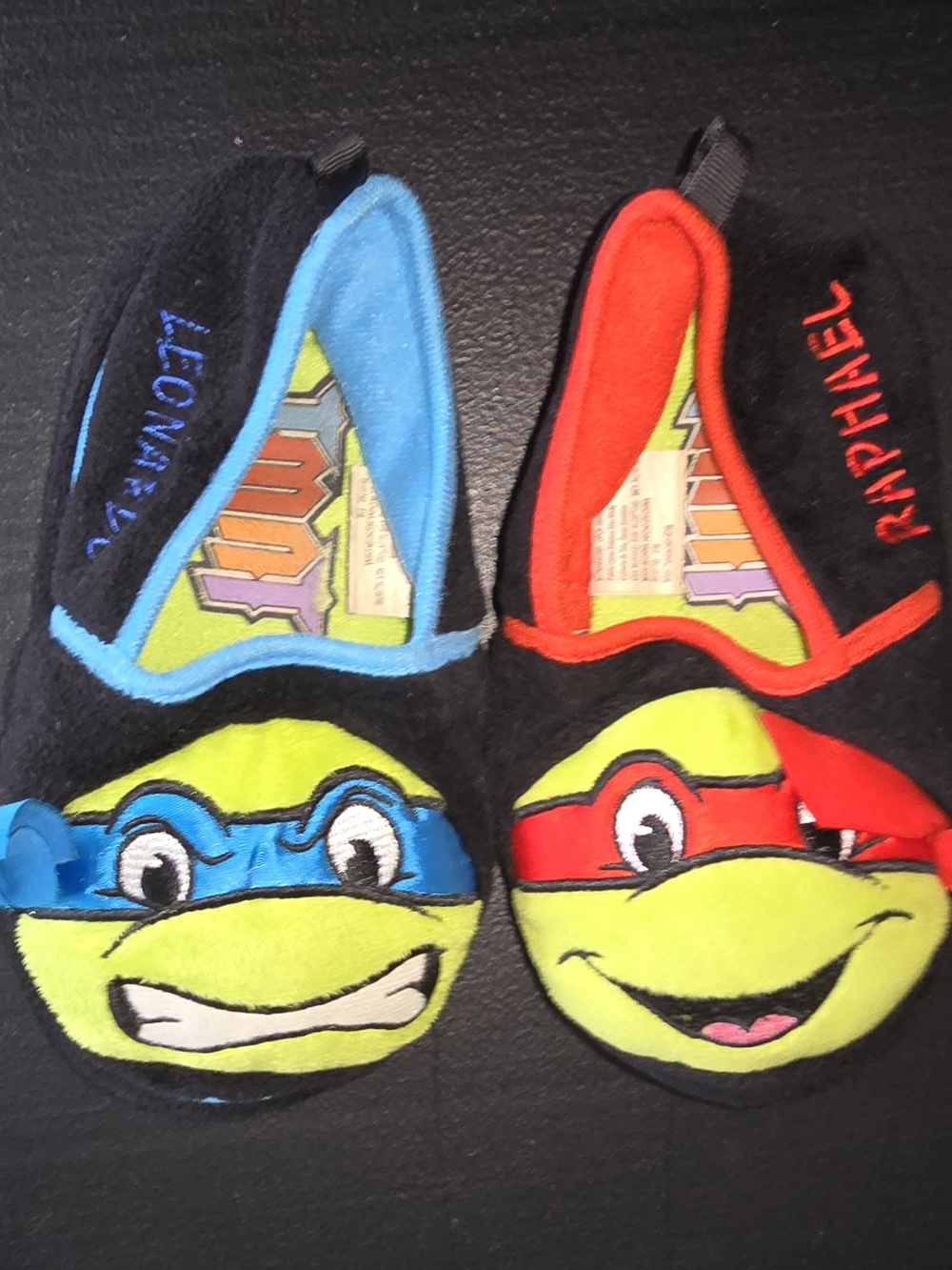 0050-Kids Teenage Mutant Ninja Turtles One-Piece Slippers - Blue & Red..1